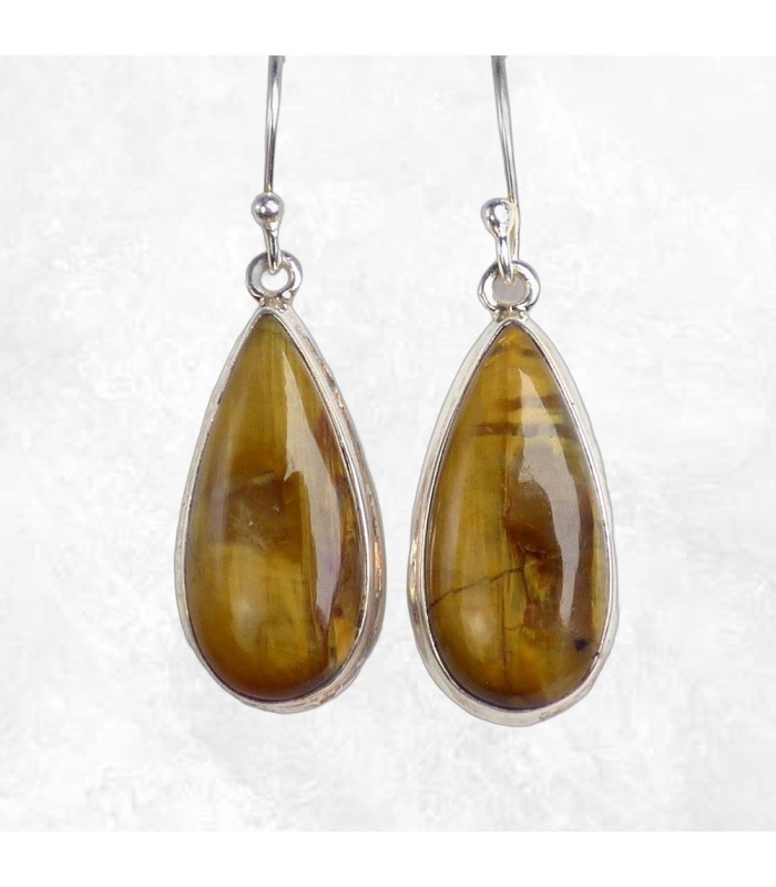 Boucles d'oreilles en Nellite forme goutte