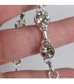 Bracelet en Améthyste Verte Facettée – Argent 925 – Énergie Naturelle