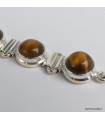 Bracelet Œil de Tigre authentique – Protection et élégance en argent 925