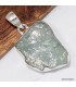 Pendentif Pierre Aigue-Marine Brute serti clos – Argent 925