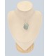 Pendentif Pierre Aigue-Marine Brute serti clos – Argent 925
