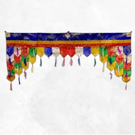 Tenture bouddhiste, Dessus de porte - Tradition tibétaine - Tentures bouddhistes