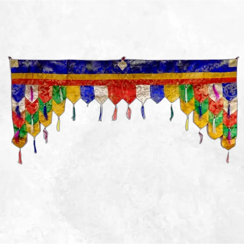 Tenture bouddhiste, Dessus de porte - Tradition tibétaine - Tentures bouddhistes