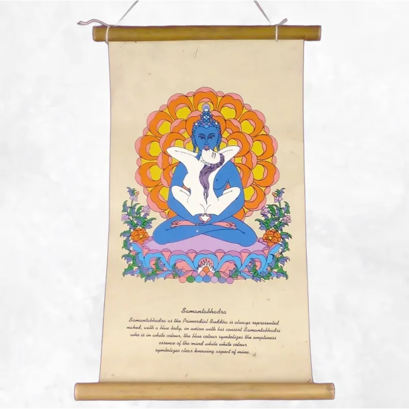 Tenture bouddhiste papier lokta bouddha Shatki - Tentures bouddhistes