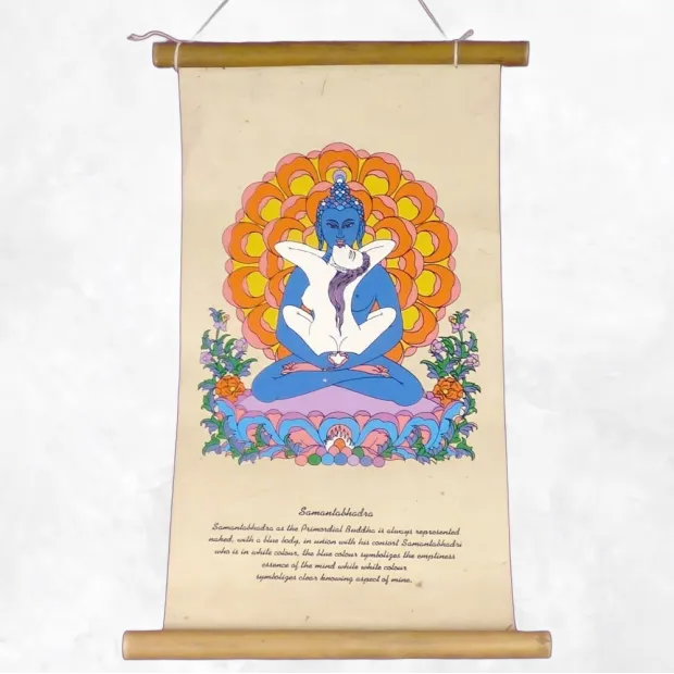 Tenture bouddhiste papier lokta bouddha Shatki - Tentures bouddhistes