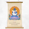 Tenture bouddhiste papier lokta bouddha Shatki - Tentures bouddhistes