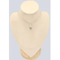 Pendentif Fluorite verte facettée - argent 925 - Pendentifs pierres naturelles
