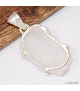 Pendentif en quartz lémurien authentique – Bijou lithothérapie