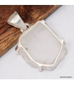 Quartz lémurien véritable – pendentif énergétique en argent