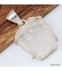 Quartz lémurien véritable – pendentif énergétique en argent