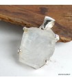 Quartz lémurien véritable – pendentif énergétique en argent