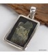 Pendentif Jaspe Bourdon jaune noir