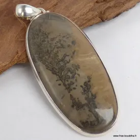 Gros pendentif en Coton Volcanique - Ultra Rare - Pendentifs pierres naturelles