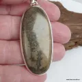 Gros pendentif en Coton Volcanique - Ultra Rare - Pendentifs pierres naturelles