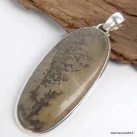 Gros pendentif en Coton Volcanique - Ultra Rare - Pendentifs pierres naturelles
