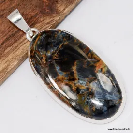 Pendentif Pietersite qualité AAA - Argent 925 - Bijoux en Pietersite