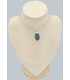 Apatite bleue néon – Pendentif argent 925 certifié