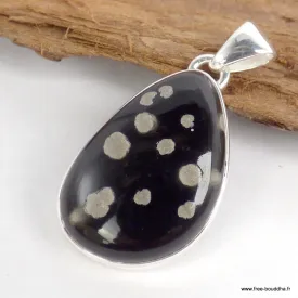 Pendentif Obsidienne Galaxie – Pierre de protection et d’ancrage - Bijoux en Obsidienne Galaxie