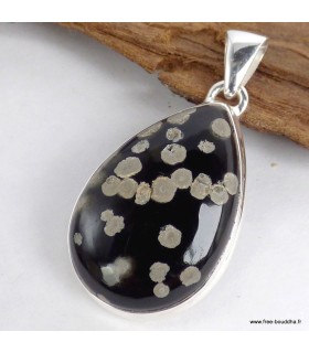 Pendentif Obsidienne Galaxie – Bouclier énergétique naturel