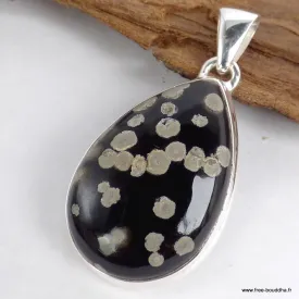 Pendentif Obsidienne Galaxie – Bouclier énergétique naturel - Bijoux en Obsidienne Galaxie