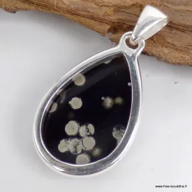 Pendentif Obsidienne Galaxie – Bouclier énergétique naturel - Bijoux en Obsidienne Galaxie
