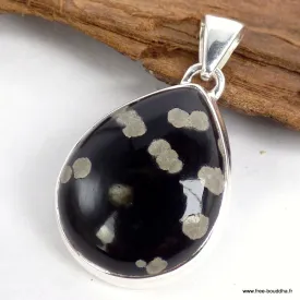 Pendentif Obsidienne Galaxie – Bijou artisanal avec certificat - Bijoux en Obsidienne Galaxie