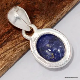 Pendentif Pierre naturelle Authentique Tanzanite cabochon - Pendentifs pierres naturelles