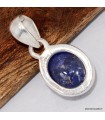 Pendentif véritable Tanzanite cabochon véritable – Argent 925