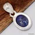 Pendentif Pierre naturelle Authentique Tanzanite cabochon - Pendentifs pierres naturelles