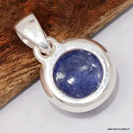 Authentique Tanzanite - Pierre naturelle argent 925 - Pendentifs pierres naturelles
