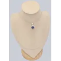 Authentique Tanzanite - Pierre naturelle argent 925 - Pendentifs pierres naturelles