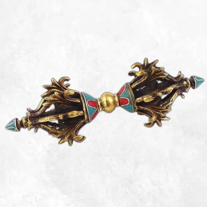 Dorje vajra de cérémonie 8 branches - Dordjé, double dorjé (sans cloche)