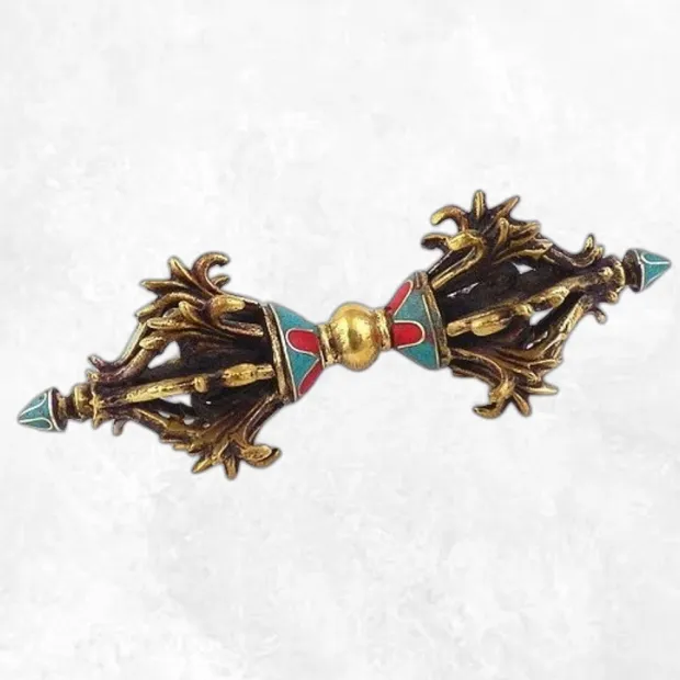 Dorje vajra de cérémonie 8 branches - Dordjé, double dorjé (sans cloche)
