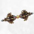Dorje vajra de cérémonie 8 branches - Dordjé, double dorjé (sans cloche)