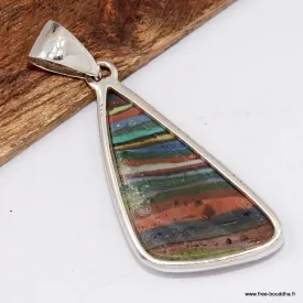 Pendentif en Calcite Arc-en-Ciel - Bijou en Pierre Naturelle - Bijoux en Calcite