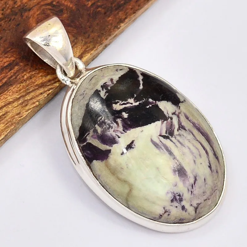 Pendentif authentique Kammererite verte - Pierre énergétique - Pendentifs pierres naturelles