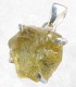 Bijou Pendentif Quartz Citron brut asymétrique
