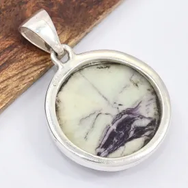 Pendentif Kammerérite en argent 925 – Bijou de bien-être - Pendentifs pierres naturelles