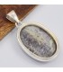 Pendentif en kammerérite naturelle sur argent 925