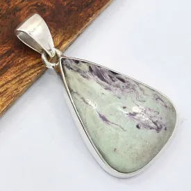Bijou kammerérite naturelle sur argent 925 - Pendentifs pierres naturelles
