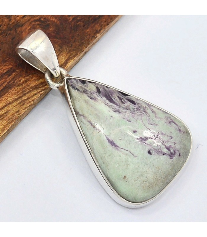 Bijou kammerérite naturelle sur argent 925