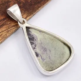 Bijou kammerérite naturelle sur argent 925 - Pendentifs pierres naturelles