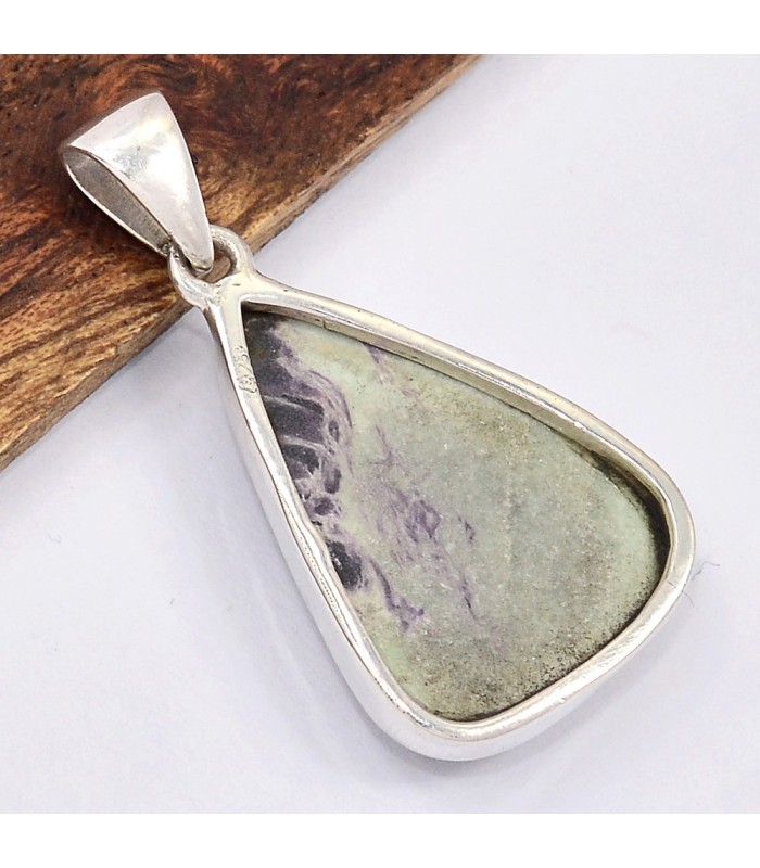 Bijou kammerérite naturelle sur argent 925