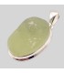 Pendentif Préhnite brute forme ovale