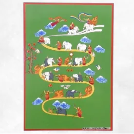 Carte postale bouddhiste Chemin de Samatha + enveloppe - Cartes postales bouddhistes