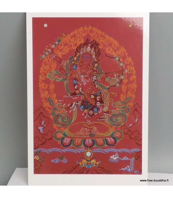 Carte postale Kurukulla - Divinité de l'enchantement