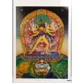 Carte postale bouddhiste Kalachakra - Roue du Temps - Cartes postales bouddhistes