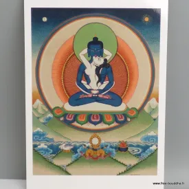 Carte postale Bouddha Shakti - Samantabhadra - Cartes postales bouddhistes