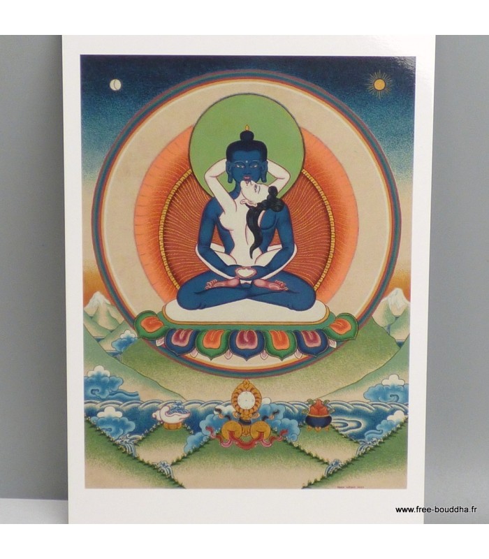 Carte postale Bouddha Shakti - Samantabhadra