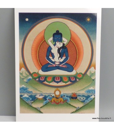 Carte postale Bouddha Shakti - Samantabhadra